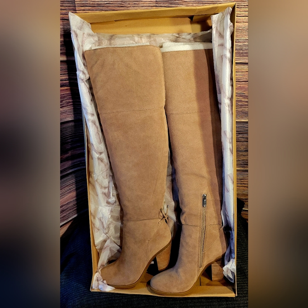 NIB Jessica Simpson CASSINA Suede Over The Knee Boots